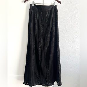 St. John’s Bay Black Lace Maxi Skirt